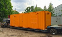 Четыре контейнерных электростанции 1900 кВА на автодороге Москва-Петербург