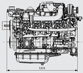 Двигатель Scania DC16 078A 02-42, фото 3