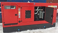 ДЭС 160 кВт на автомобильном прицепе для завода утилизации отходов в Ленобласти