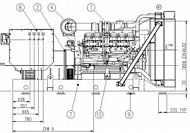 Двигатель Cummins QSK23G3, фото 1