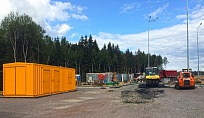Четыре контейнерных электростанции 1900 кВА на автодороге Москва-Петербург