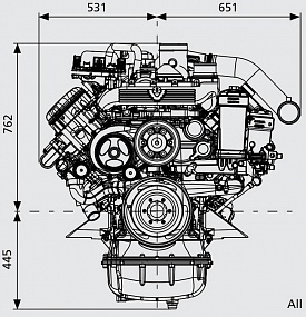 Двигатель Scania DC16 078A 02-42, фото 4