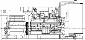 Двигатель Cummins QSK60G8, фото 1