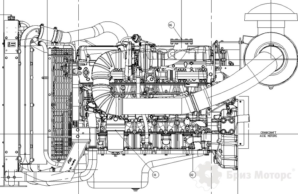 двигатель FPT Cursor 16 TE1W