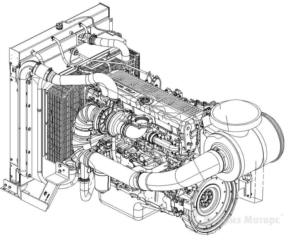 двигатель FPT Cursor 16 TE1W