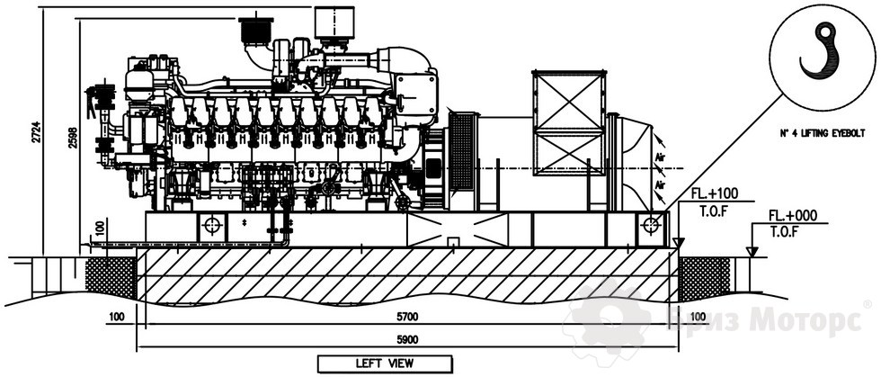 электростанция CTM MT.2500 (2000 кВт) электростанция CTM MT.2500 (2000 кВт)