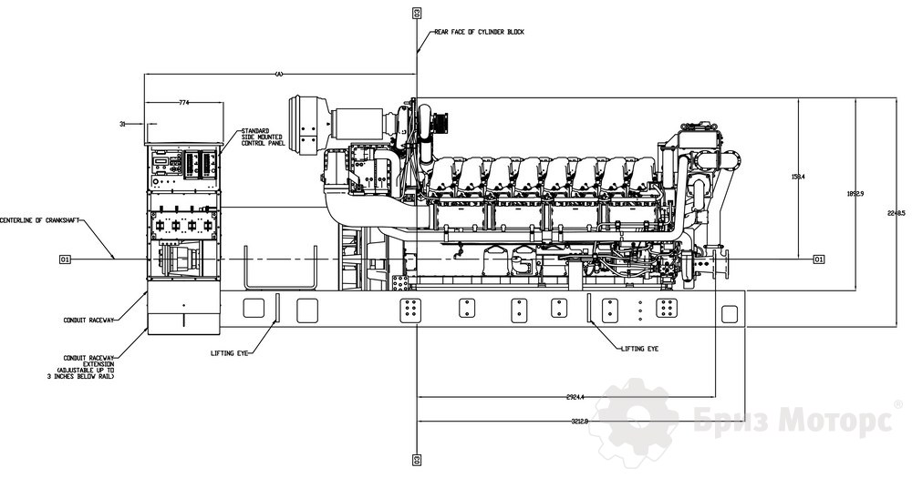 Caterpillar C175-16 Бриз Моторс