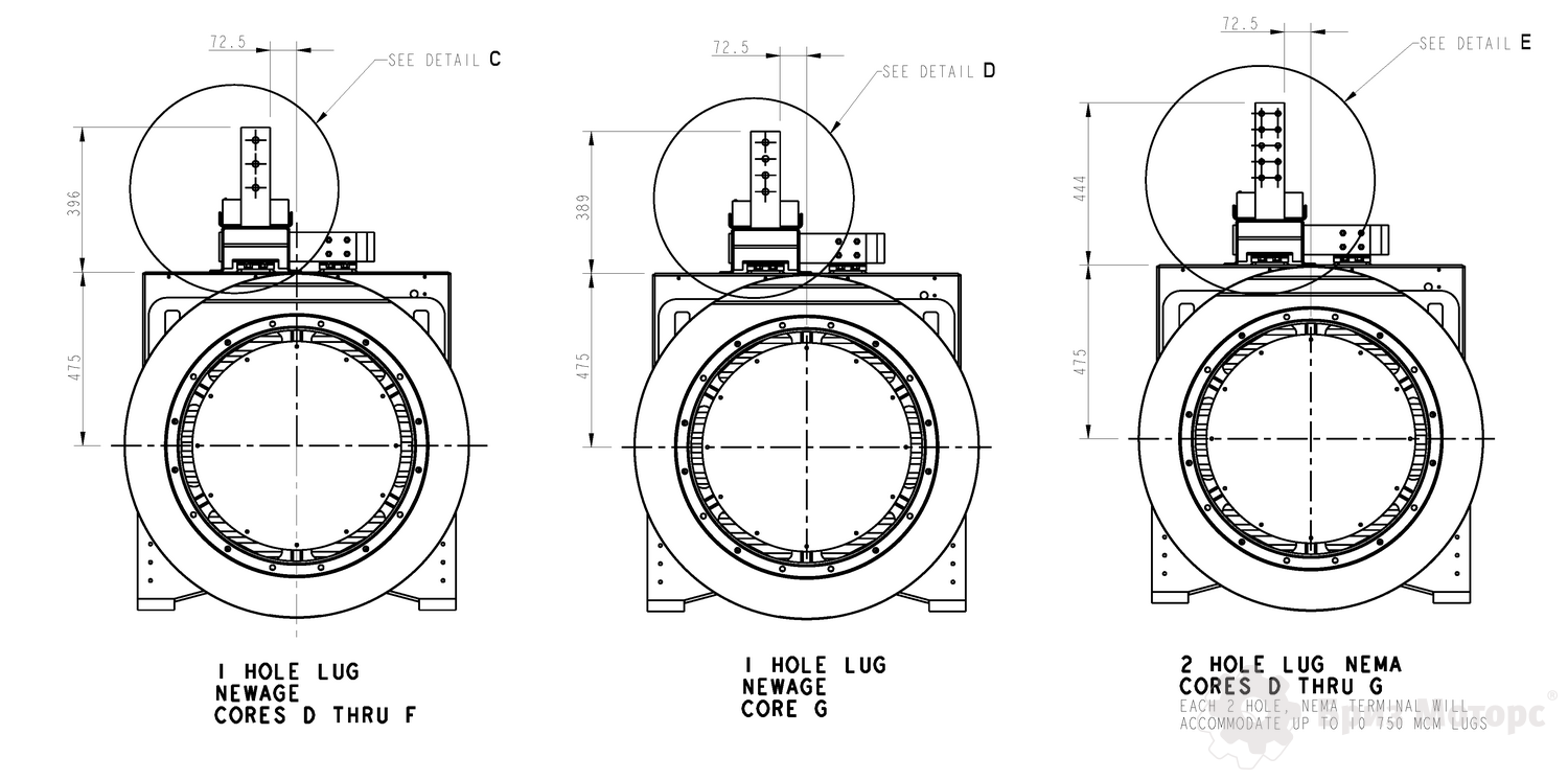 Cummins C2250D5 -чертеж Cummins C2250D5 -чертеж