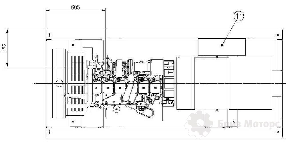 Cummins C150 D5 (109 кВт)