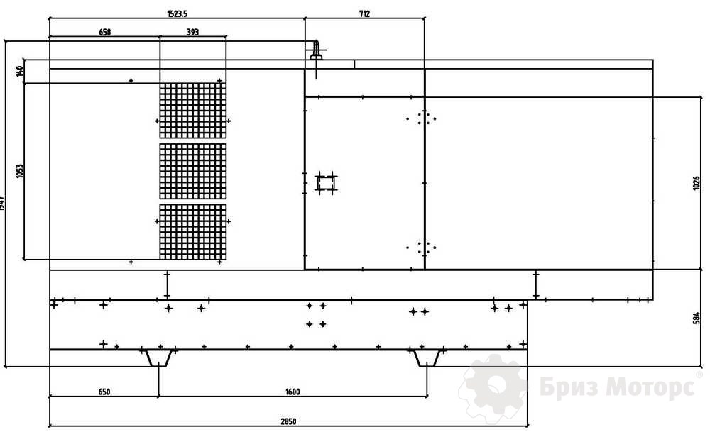 БМ (Россия) АЭСК 104 (кожух) 104 кВт - Купить генератор, (Дизельная ...