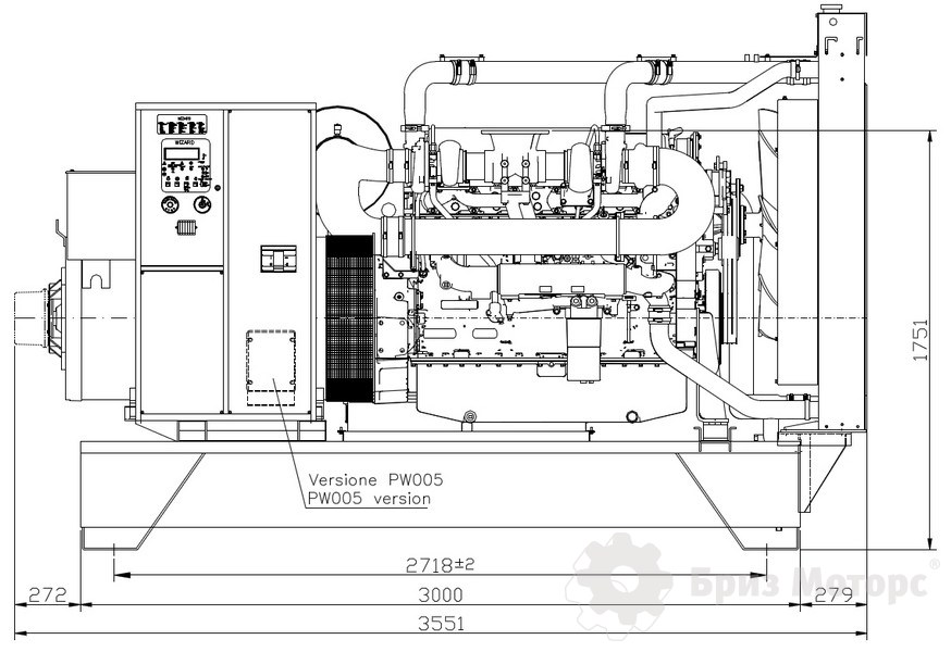 электростанция CTM P.600 (500 кВт)