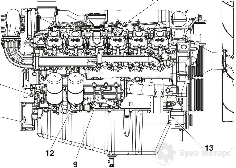 Doosan DP222 Бриз Моторс Doosan DP222 Бриз Моторс