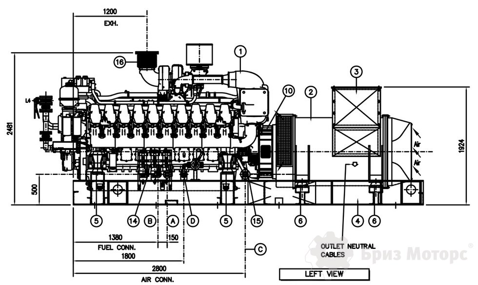 электростанция CTM MT.2500 (2000 кВт) электростанция CTM MT.2500 (2000 кВт)