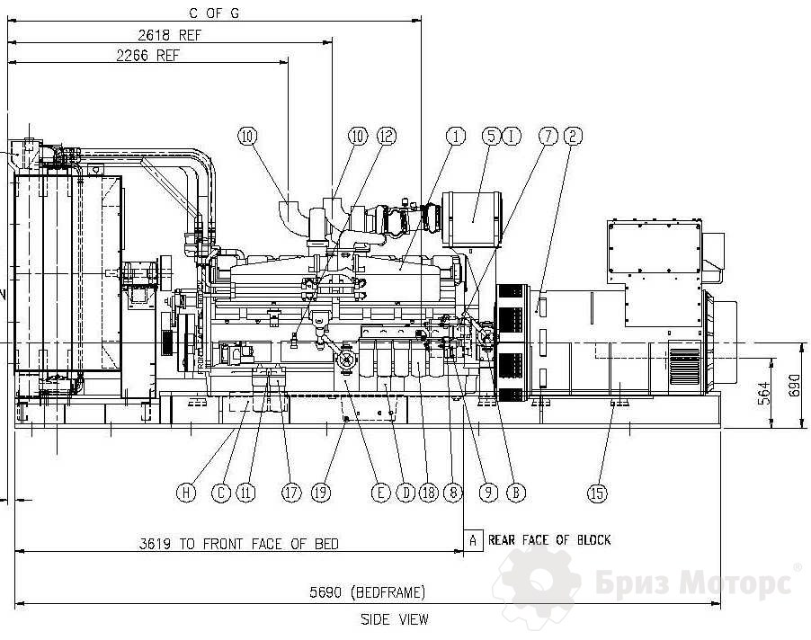 Cummins C1675D5A Cummins C1675D5A