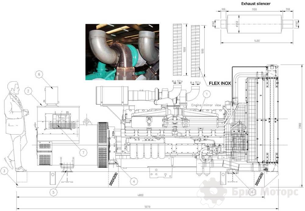 CTM C.1260 Cummins 1008 кВт