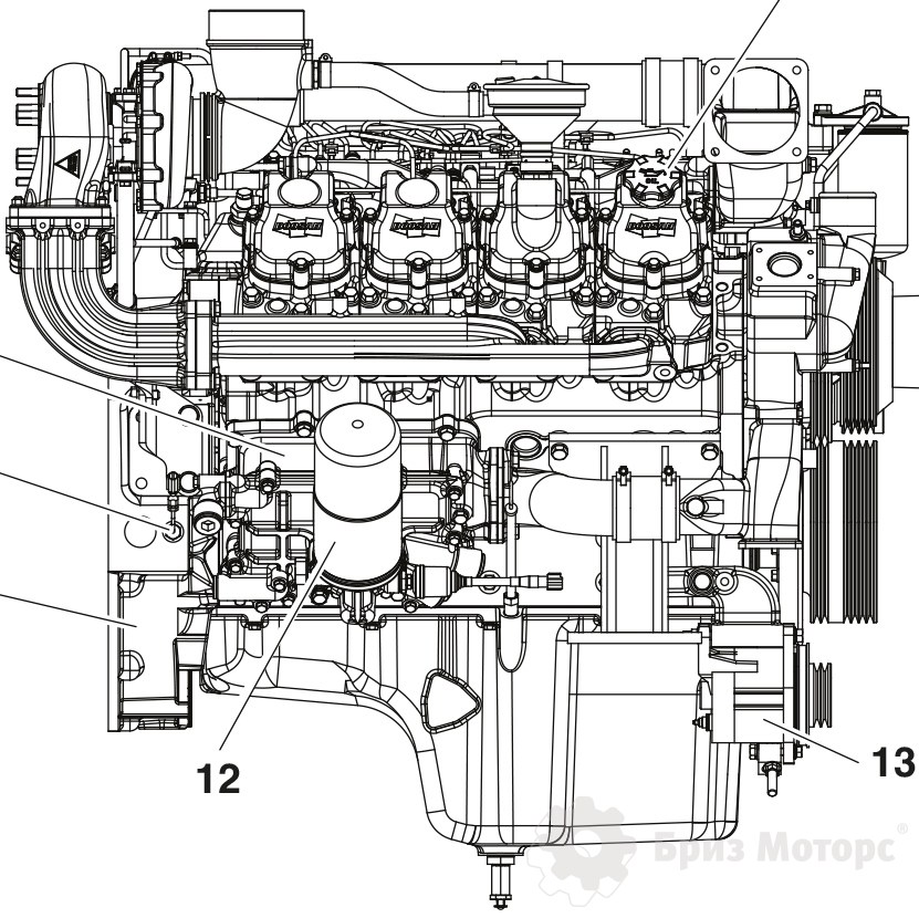 Doosan DP158LC Бриз Моторс Doosan DP158LC Бриз Моторс