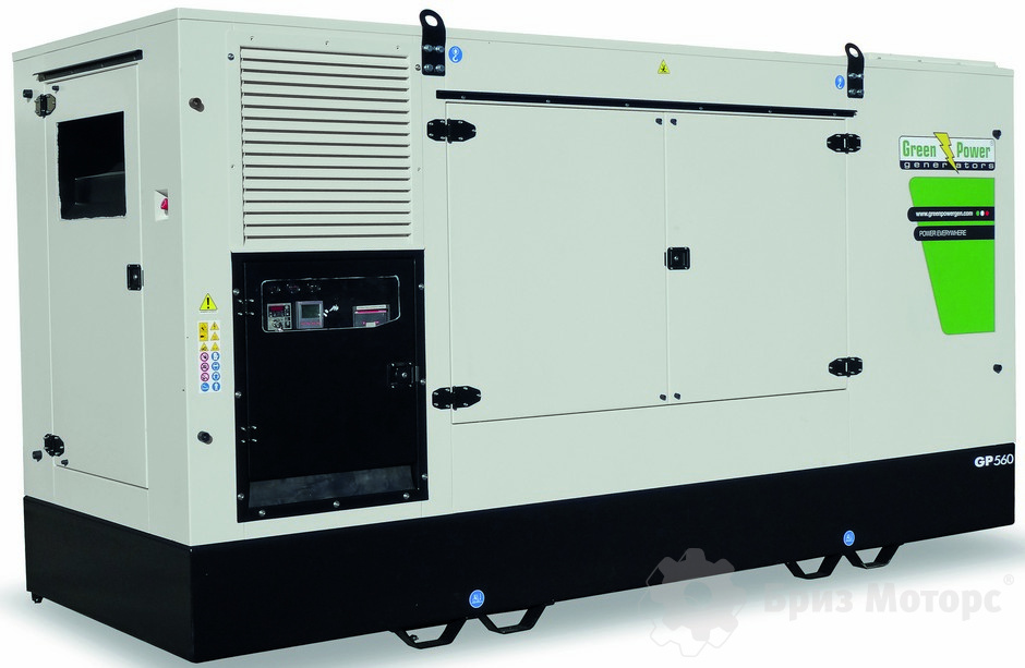 Green Power GP440A/V (320 кВт) - дизельная электростанция в кожухе