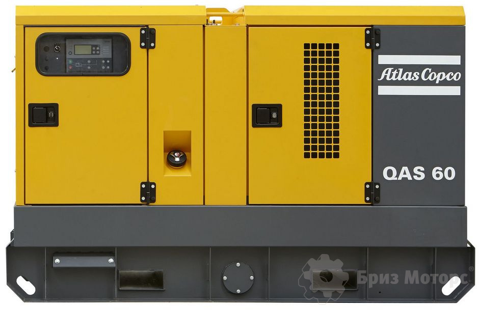 Atlas Copco QAS 60 (49 кВт) - дизельная электростанция в кожухе