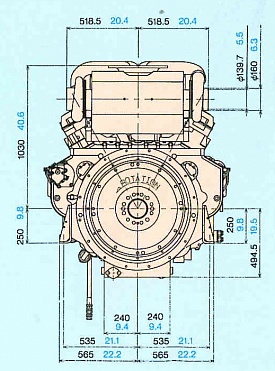 Двигатель Mitsubishi S12R-PTA, фото 3