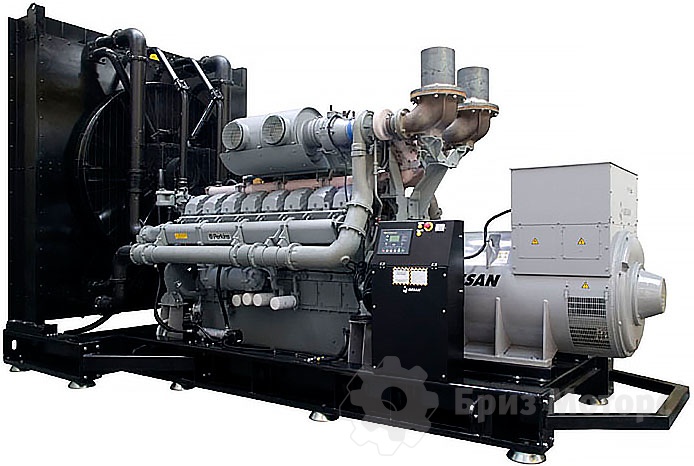 Gesan DPA 1660E (1 200 кВт) - дизельная электростанция на раме