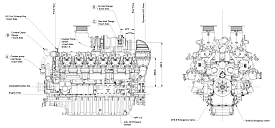 Двигатель Baudouin 12M33G10N0/5, фото 4