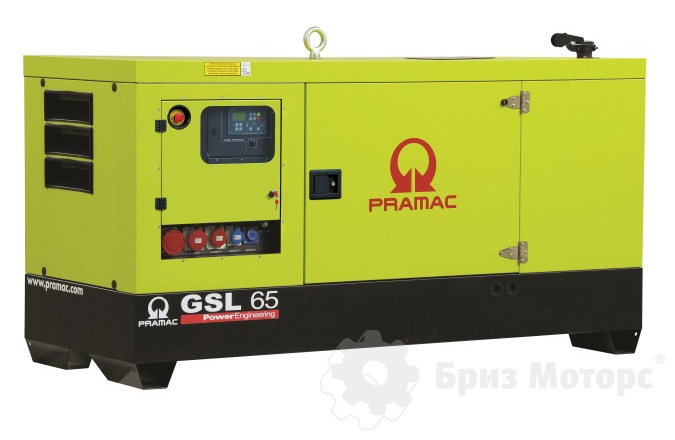 Pramac GSL65D (46 кВт) - дизельная электростанция в кожухе
