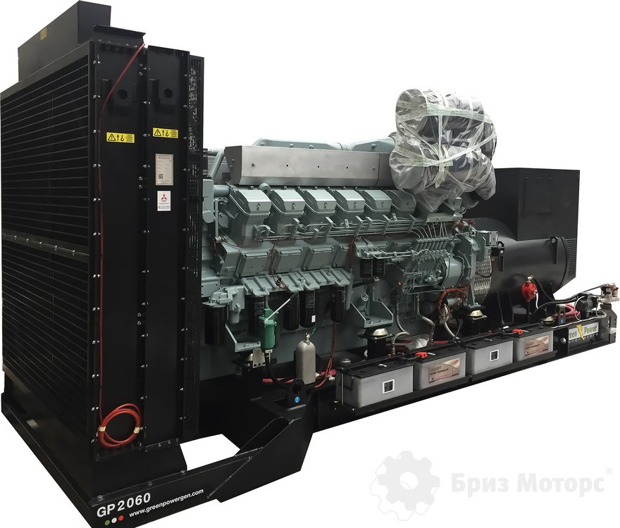 Green Power GP2060A/MI (1 520 кВт) - дизельная электростанция на раме