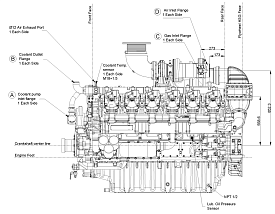 Двигатель Baudouin 12M33G10N0/5, фото 5
