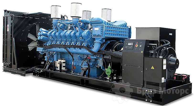 Gesan DTA 2500E (1 800 кВт) - дизельная электростанция на раме