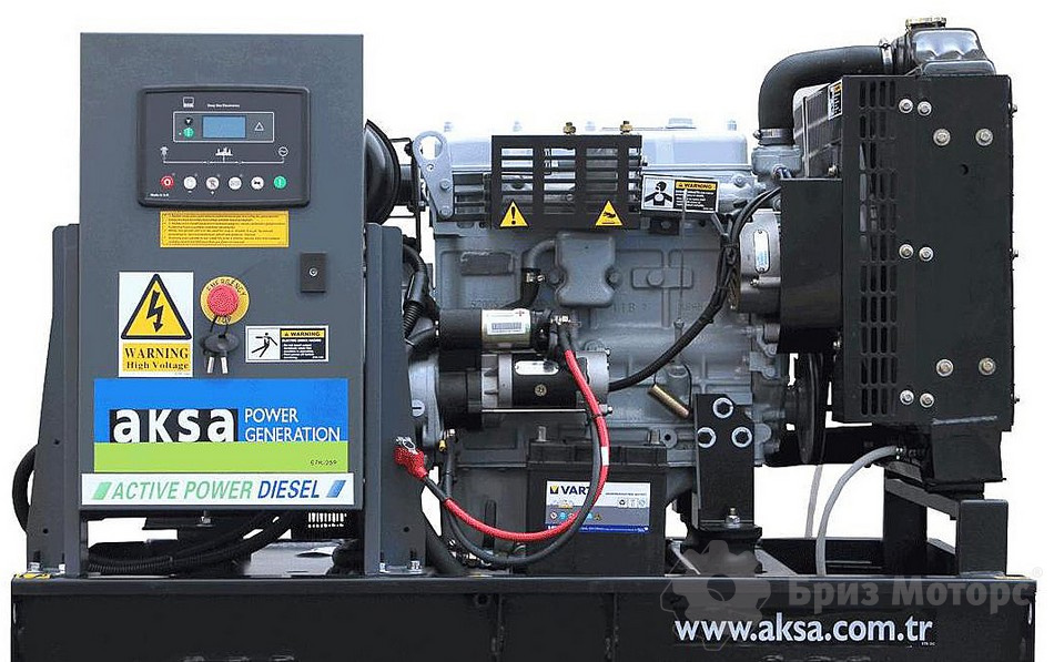 AKSA AJD-33 (24 кВт) - дизельная электростанция на раме