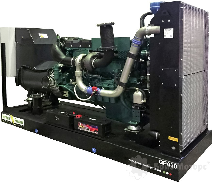 Green Power GP610A/P (440 кВт) - дизельная электростанция на раме