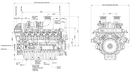 Двигатель Baudouin 12M33G10N0/5, фото 3
