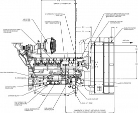 Двигатель Perkins 4012-46TAG3A, фото 2
