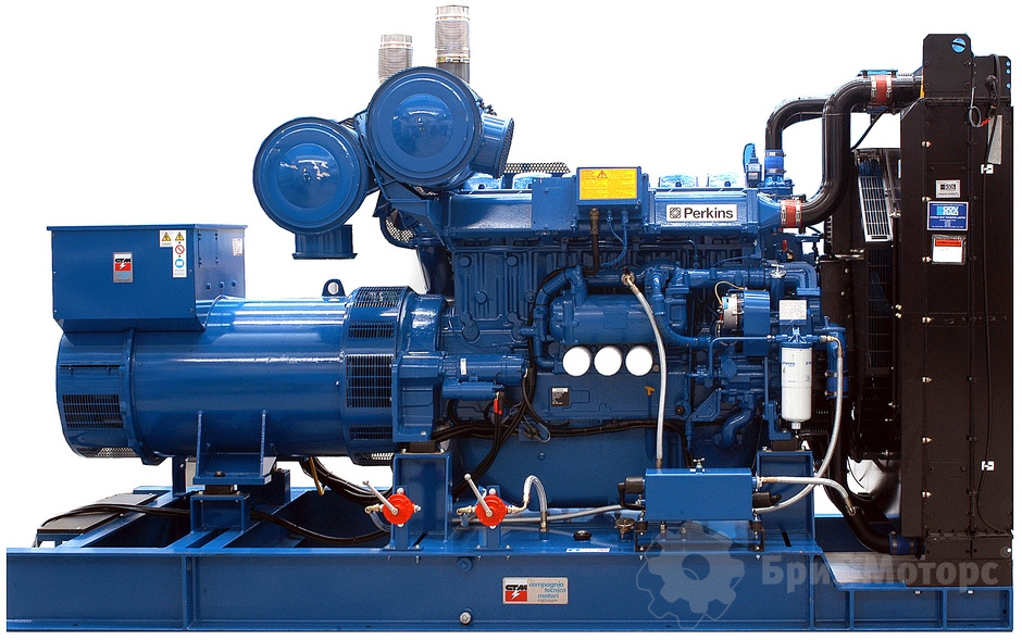 CTM SP.600 - Perkins (480 кВт) - дизельная электростанция на раме