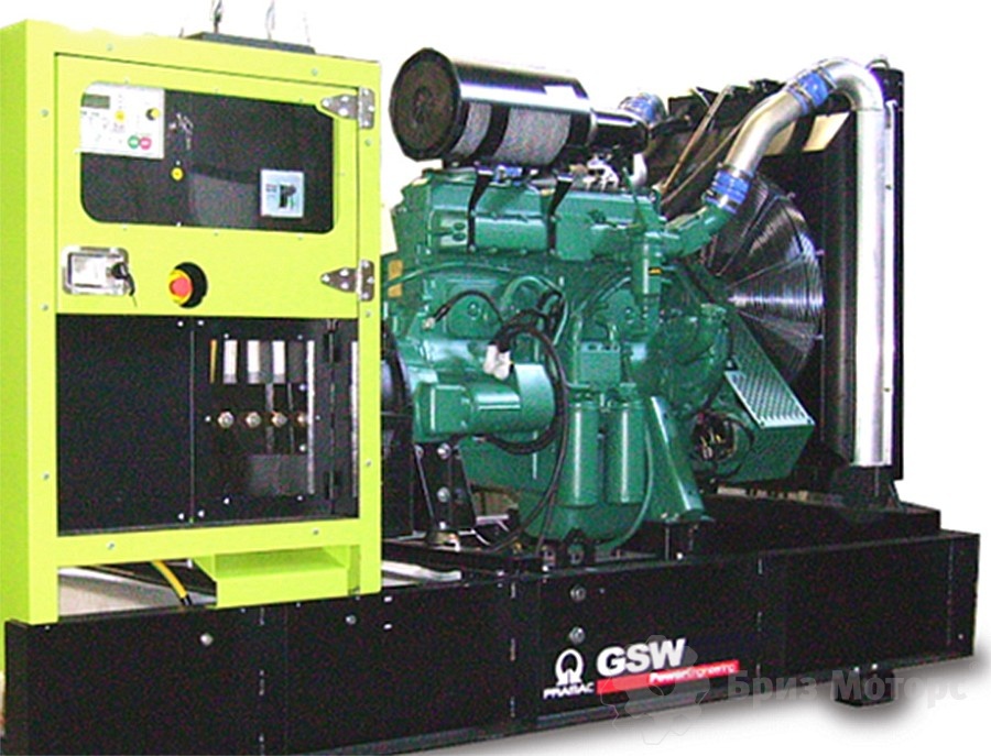 Pramac GSW460V (334 кВт) - дизельная электростанция на раме