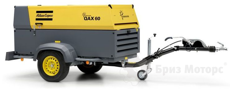 Atlas Copco QAX 60 (49 кВт) - дизельная электростанция на раме