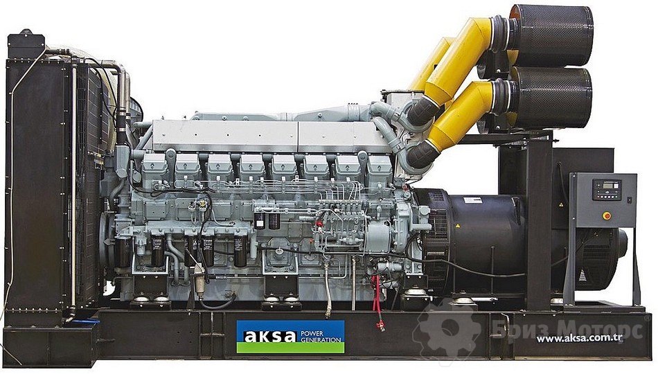 AKSA APD-2500M (1 818 кВт) - дизельная электростанция на раме