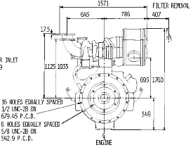 Двигатель Perkins 4008TAG2A, фото 1