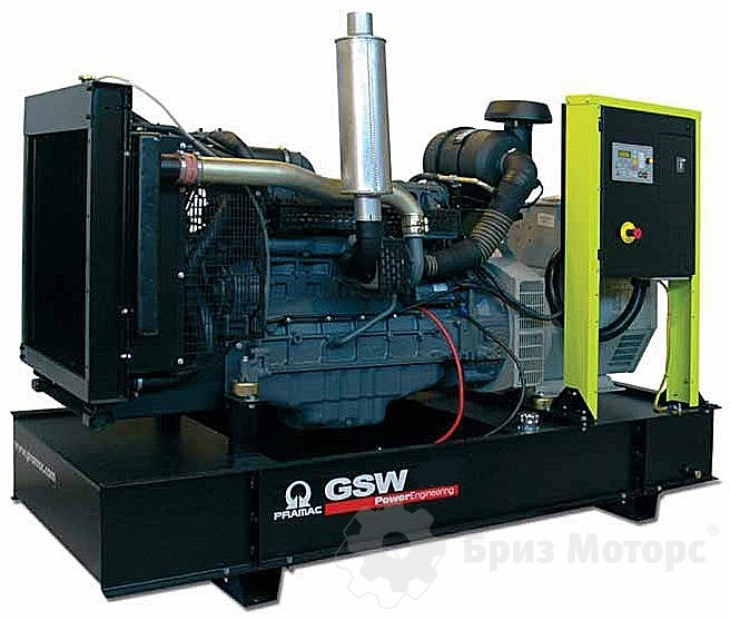 Pramac GSW110P (82 кВт) - дизельная электростанция на раме
