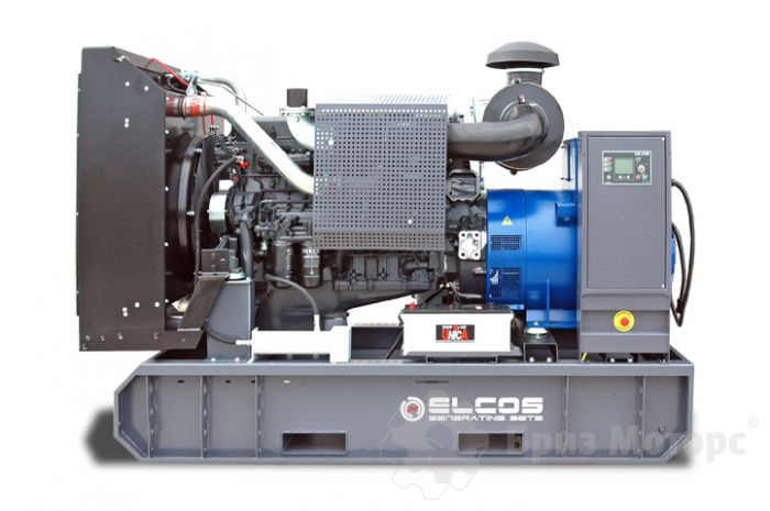 Elcos GE.CU.400\360.BF/SS (291 кВт) - дизельная электростанция на раме
