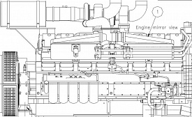 Двигатель Cummins KTA50G3, фото 2