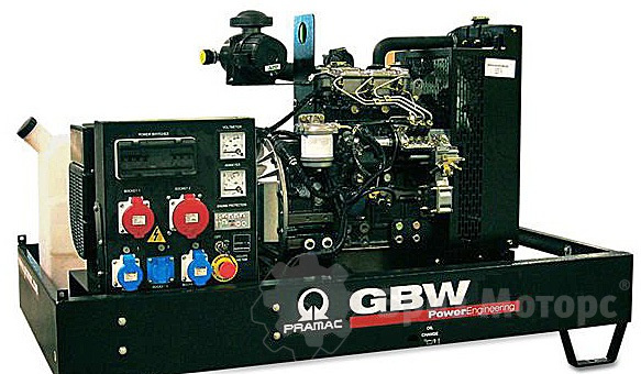 Pramac GBW65C (44 кВт) - дизельная электростанция на раме