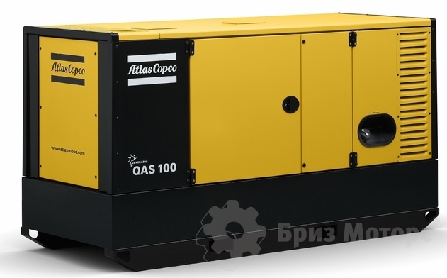 Atlas Copco QAS 100 (81 кВт) - дизельная электростанция в кожухе
