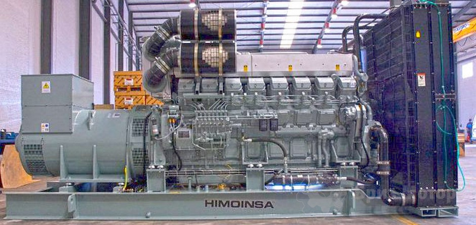 Himoinsa HTW-1390 T5 (1 091 кВт) - дизельная электростанция на раме