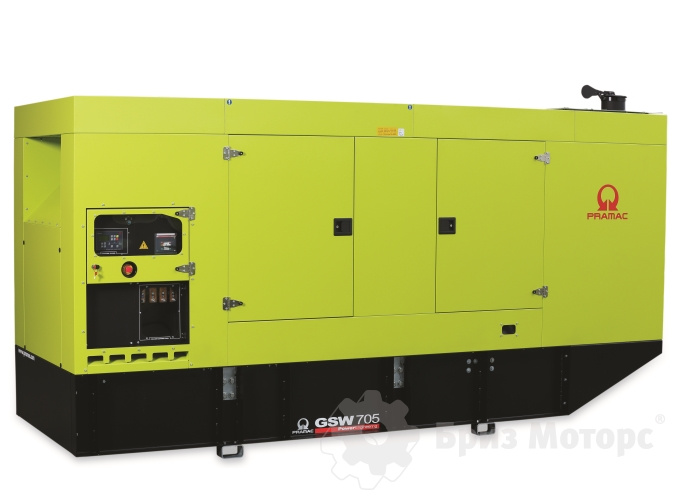 Pramac GSW705DO (513 кВт) - дизельная электростанция в кожухе