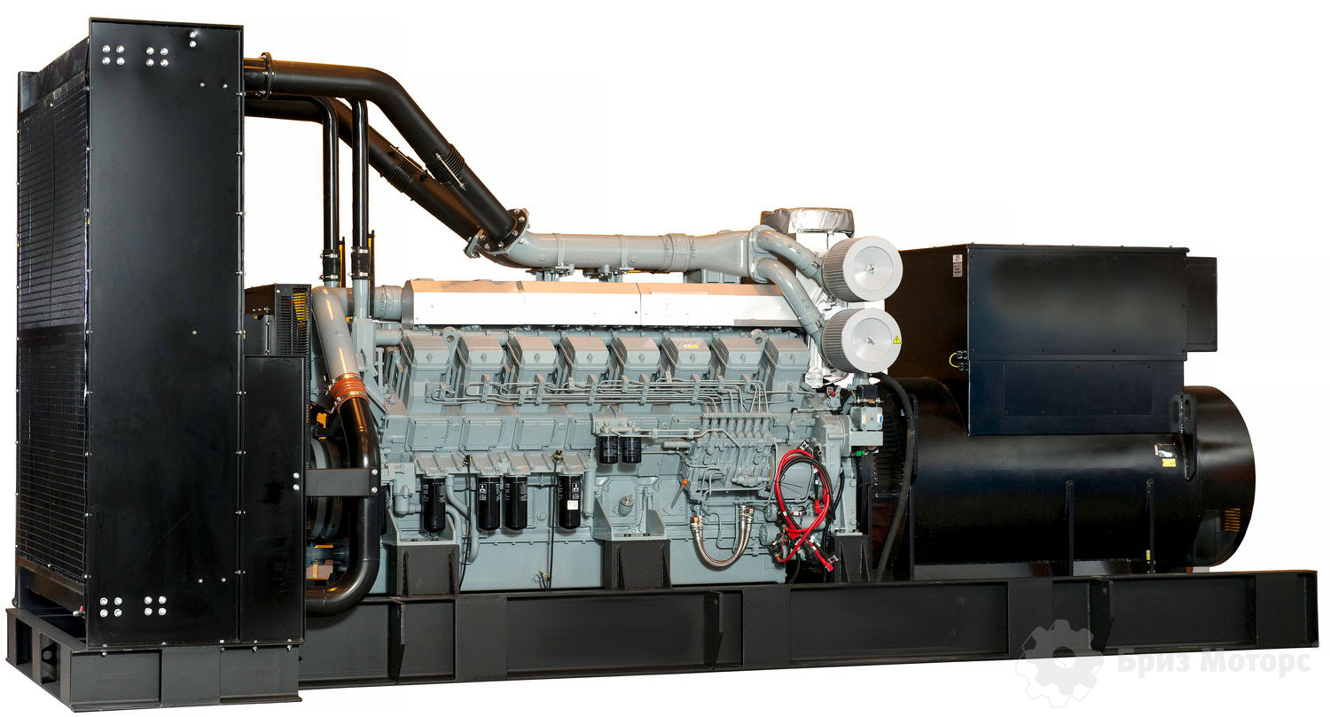 Дизельные генераторы БМ 2024LS Mitsubishi (2 024 кВт) - дизельная электростанция на раме
