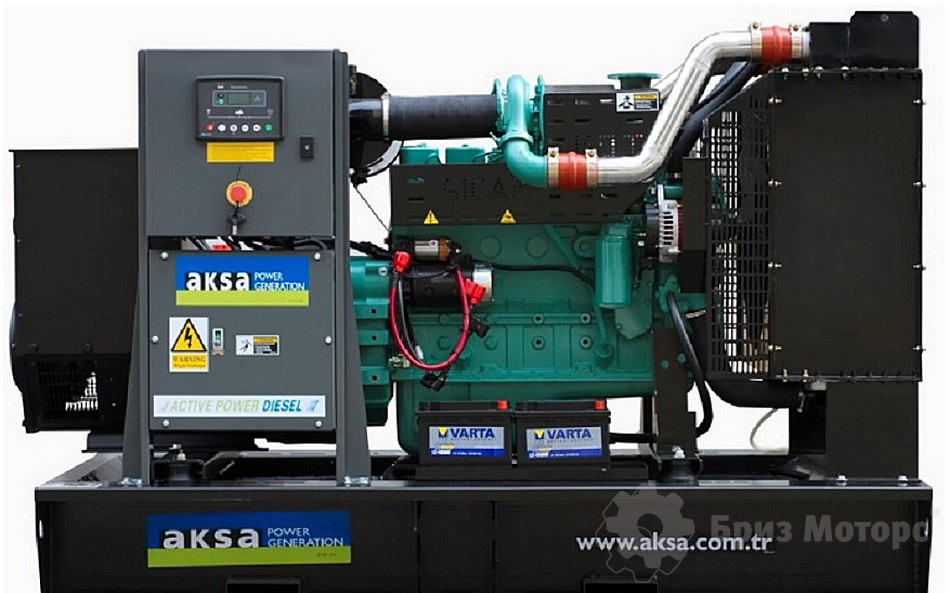 AKSA AJD-170 (124 кВт) - дизельная электростанция на раме