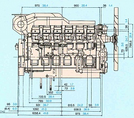 Двигатель Mitsubishi S12R-PTA, фото 1