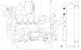 Двигатель Perkins 4012-46TWG3A, фото 2