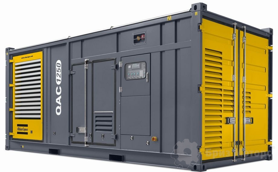 Atlas Copco QAC 1250 (1 010 кВт) - дизельная электростанция в контейнере